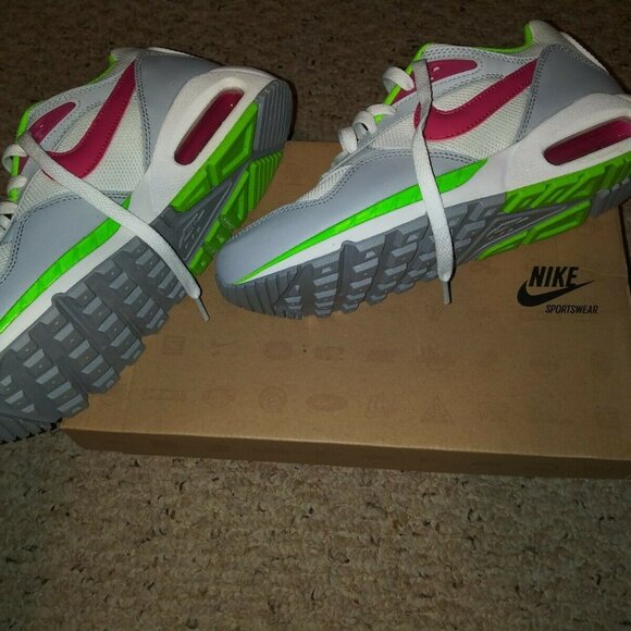 Nike Women's Air Max Correlate Shoes Gray White Lime Green 511417-163. - Picture 3 of 7